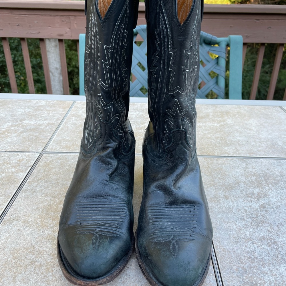 LUCCHESE N1550.R4 ,10.5  2E Black Goat - Picture 2 of 10